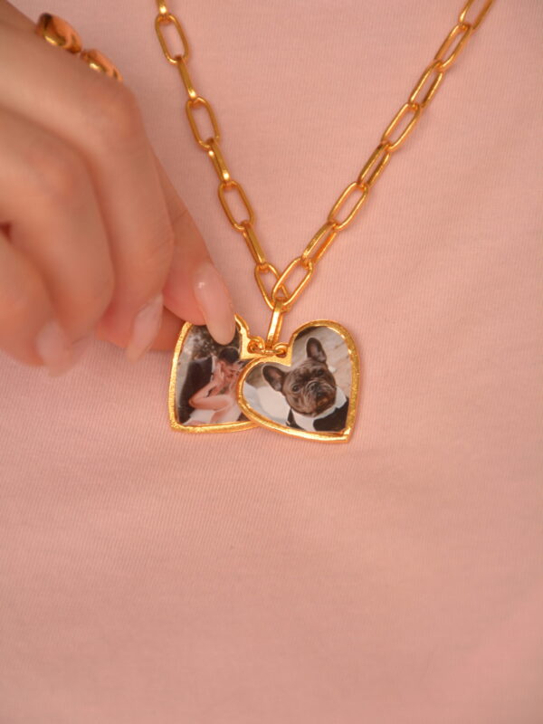 Cadena Relicario Amor Double  - Gold
