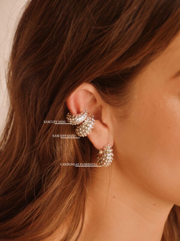 Earcuff Florencia Silver - Maxi