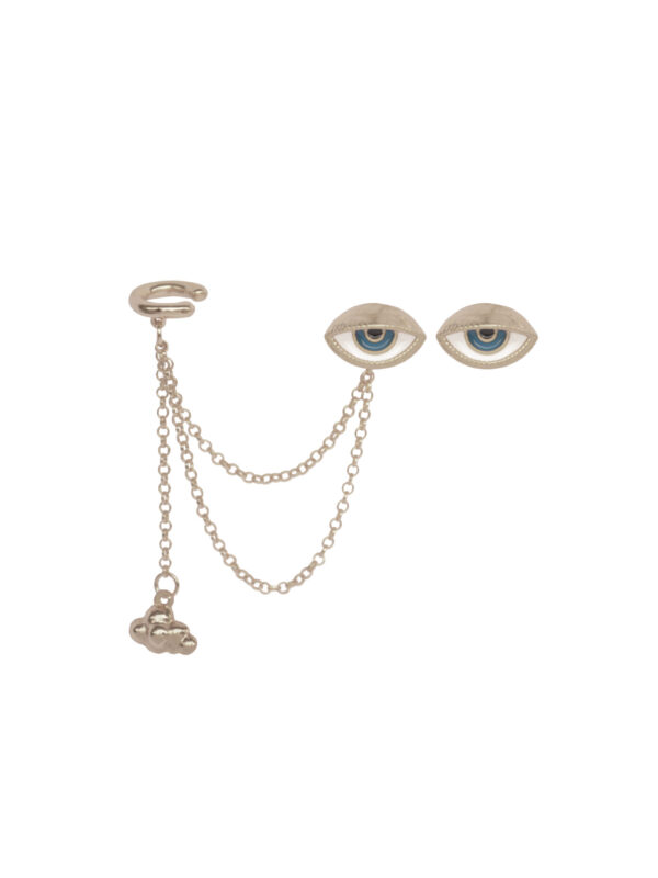 Set Solitario Ojos - Silver