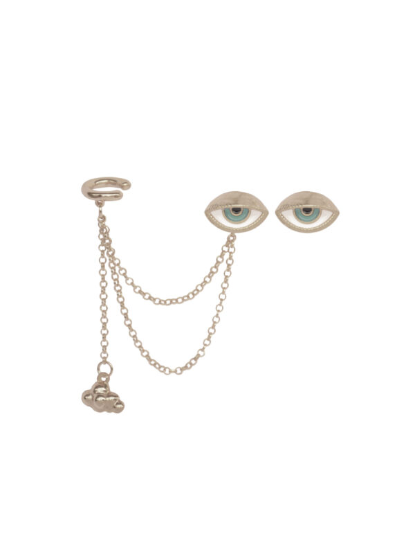 Set Solitario Ojos - Silver