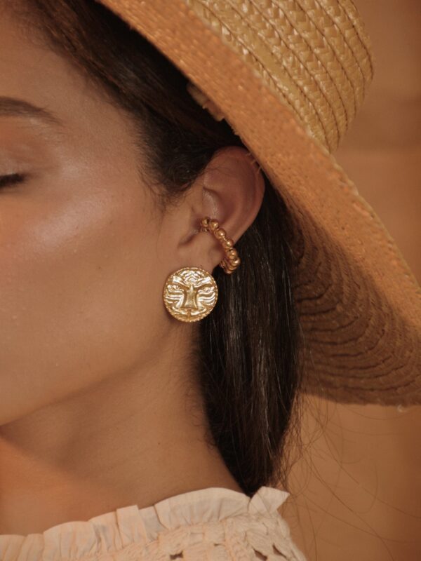 Aretes Lyon Gold