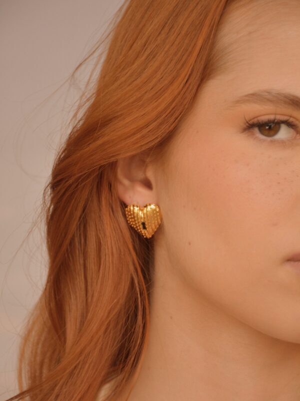 Aretes Ruby Maxi - Gold