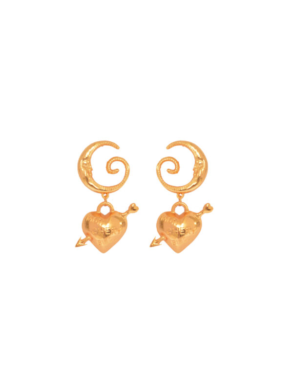 Aretes Cielo Mon - Gold