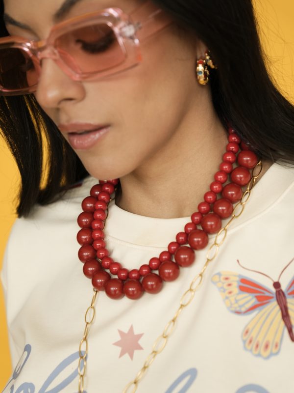 Collar Bubble Cherry - Mini