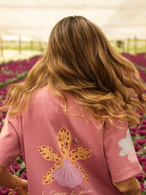 FLORECIDÍSIMA T-SHIRT - ROSA MALVA