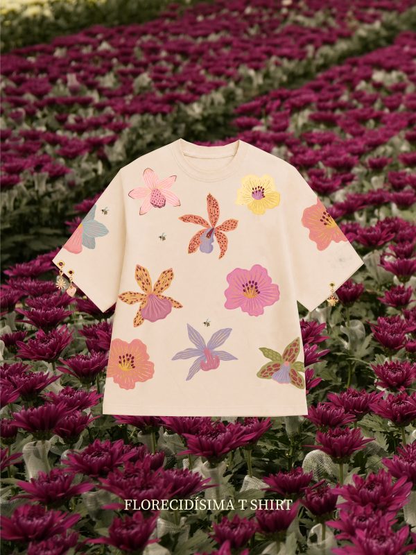 FLORECIDÍSIMA T-SHIRT - VAINILLA
