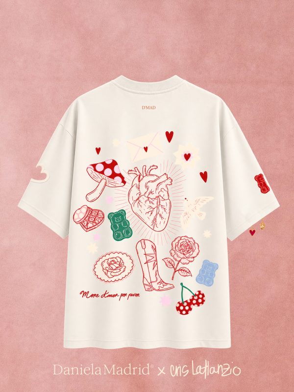MORE AMORE T-SHIRT - MARFIL