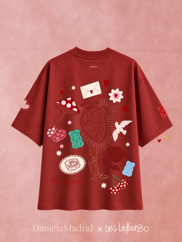 MORE AMORE T-SHIRT - VINO